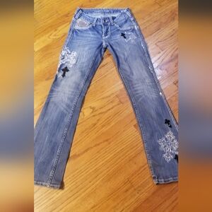 Cowgirl Tuff super cute sequins and embroidered flair/boot